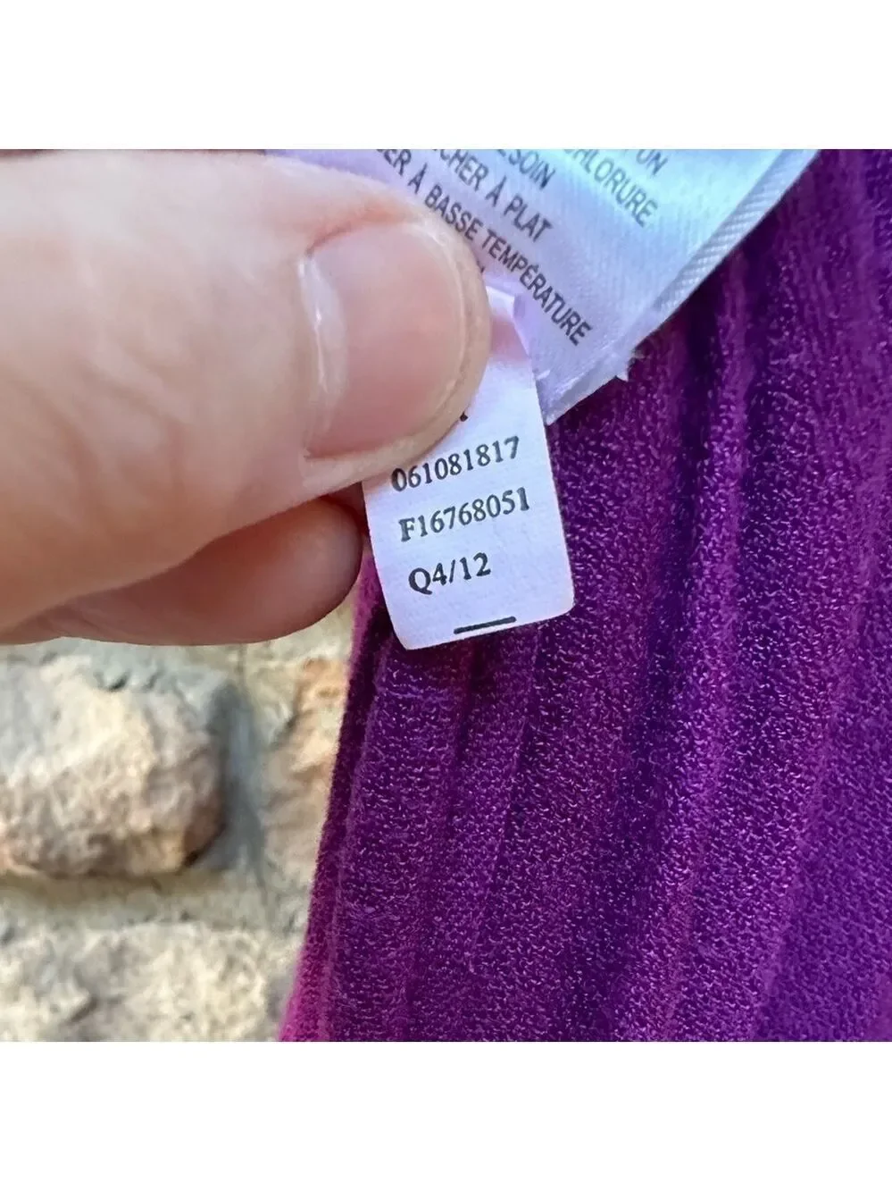 N/A purple tasseled